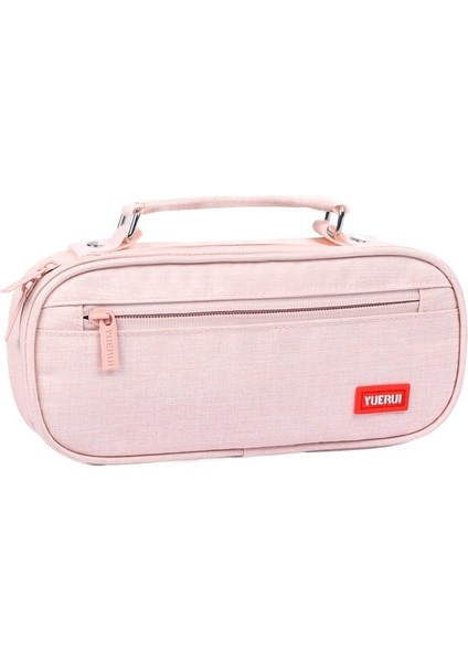 Büyük Kapasiteli Leke Tutmaz Kalem Kutusu Öğrenci Taşınabilir Kırtasiye Kutusu Ilk ve Orta Okul Sınav Kırtasiye Saklama Çantası Tuval Kalem Kutusu (Yurt Dışından)