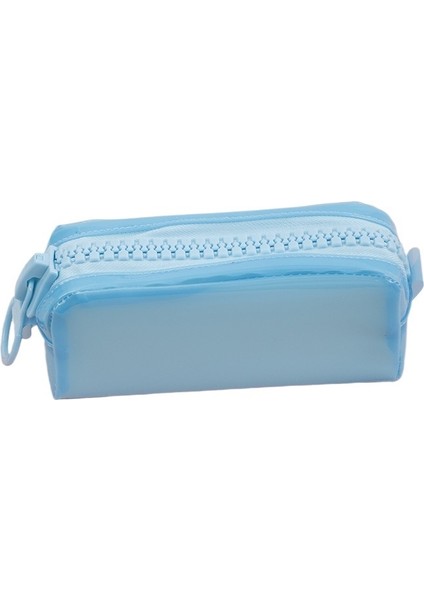 Kızların Büyük Fermuarlı Şeffaf Pvc Kalem Çantası Okul Sezonunun Başlangıcı Için Büyük Kapasiteli Kalem Kutusu Öğrenci Renkli Kırtasiye Çantası Öğrenme Kırtasiye (Yurt Dışından)