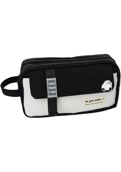 Kalem Çantası Çok Katmanlı Büyük Kapasiteli Kırtasiye Çantası (Yurt Dışından)