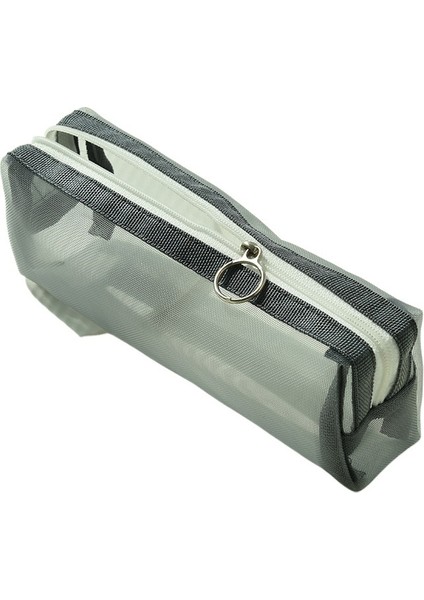 Ilkokul ve Ortaokul Öğrencileri Için Büyük Kapasiteli Kırtasiye Kutusu Şeffaf Kalem Kutusu Çok Fonksiyonlu Kırtasiye Kalem Çantası (Yurt Dışından)