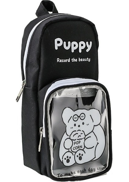 Okul Çantası, Kalem Kutusu, Geniş Kapasiteli Kırtasiye Çantası, Yüksek Görünümlü Ayakta Duran Kalem Kutusu, Ortaokul Kızları Için Yeni Dikey Kırtasiye Kutusu (Yurt Dışından)