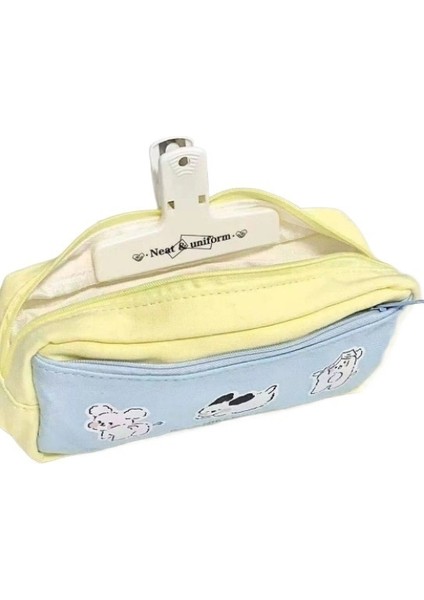 Güzel Görünüme Sahip Sevimli Köpek Yavrusu Desenli Kalem Kutusu, Basit Japon Tarzı Büyük Kapasiteli Kalem Kutusu, Niş Japon Tarzı Kırtasiye Kutusu (Yurt Dışından)