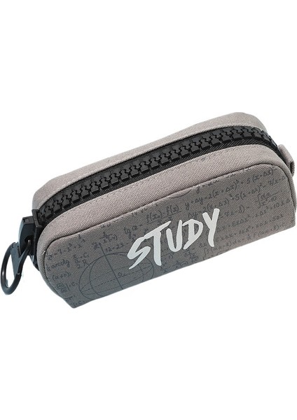 Fermuarlı Kalem Çantası, Basit ve Yaratıcı Büyük Kapasiteli Kanvas Kalem Çantası (Yurt Dışından)