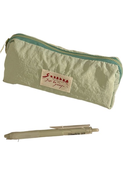 Gösterişli Macaron Kalem Kutusu, Popüler Kırtasiye Çantası, Kızlar Için Basit, Büyük Kapasiteli Ilkokul Öğrencisi Kalem Kutusu (Yurt Dışından)