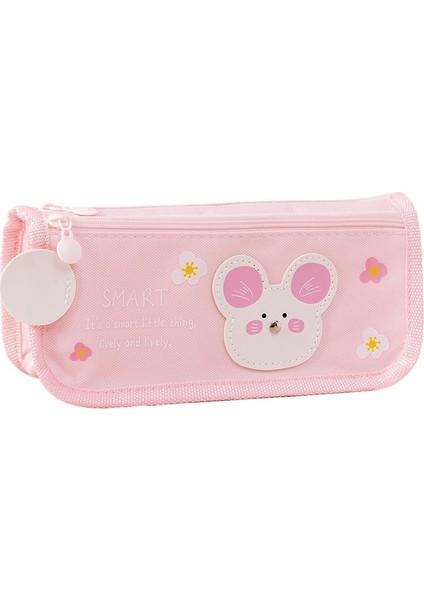 Kalem Çantası Basit Ilkokul Öğrencisi Sevimli Karikatür Büyük Kapasiteli Kırtasiye Çantası Kore Versiyonu Kalem Çantası (Yurt Dışından)