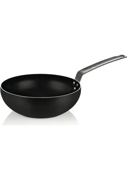 26 cm Gust Dark Wok Tava, Horeca Non-Stick Wok Tava 26 cm (Lama Kulp)