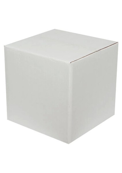 30 x 30 x 30 cm Çift Oluklu Beyaz Koli