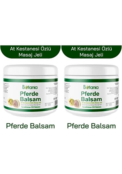 Hmd Pferde Balsam At Kestanesi Özlü Masaj Jeli 500 ml x 2 Ad.