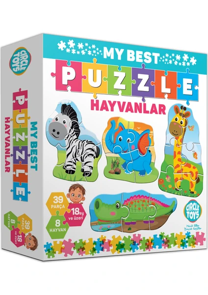 Circle Toys My Best Puzzle Hayvanlar