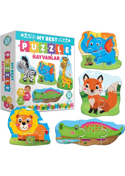 Circle Toys My Best Puzzle Hayvanlar