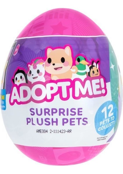 ADT00000 Adopt Me Sürpriz 12 cm Peluş - AME0001