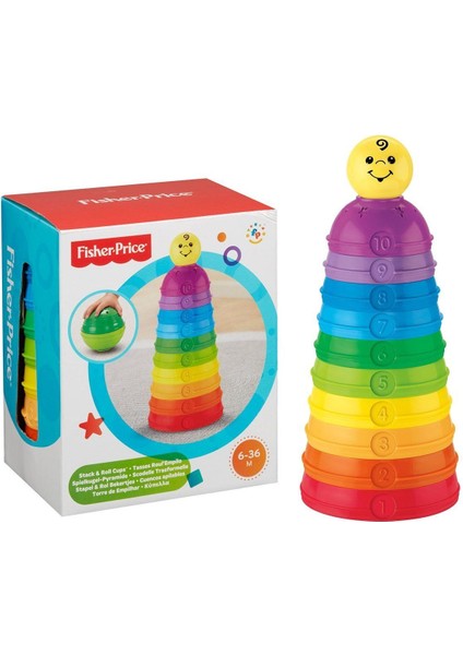 W4472 Fisher-Price Numaralı Kaplar / Sıralama ve Şekil Ayırma Oyuncakları