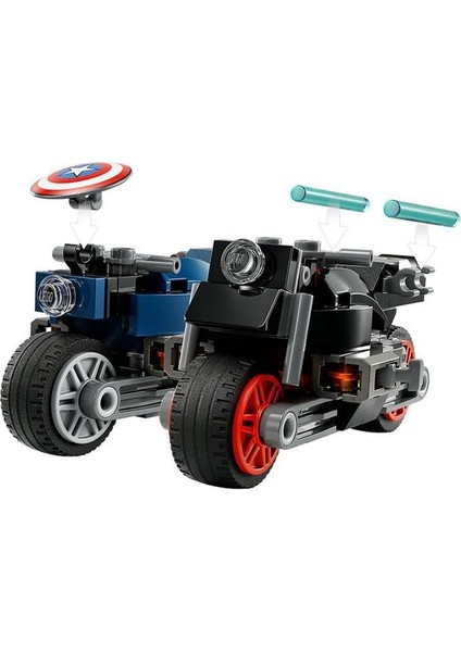 76260 LEGO Marvel Black Widow ve Kaptan Amerika Motosikletleri 130 Parça +6 Yaş fırsatları