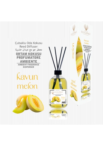 Kavun Reed Diffuser Bambu Çubuklu Oda Kokusu 110 ml