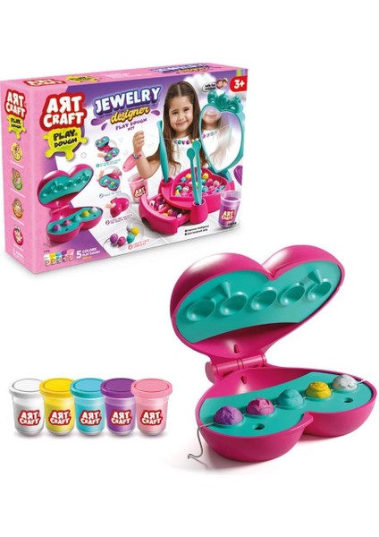 03849 Takı Tasarla Hamur Seti 280 gr -Fentoys