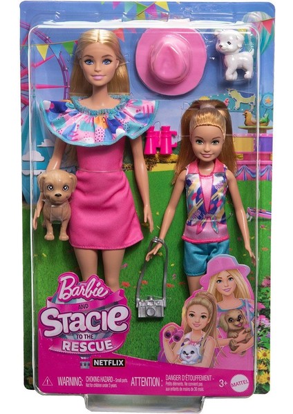 HRM09 Barbie ve Stacie Kız Kardeşler Ikili Set - Barbie & Stacie To The Rescue