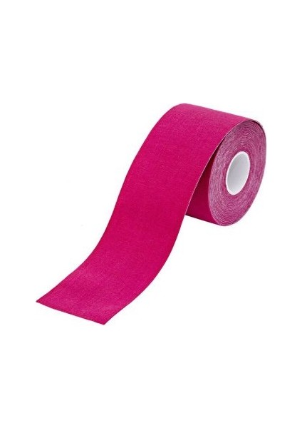 Kinesio Sport Tape - Sporcu Agrı Bandı 5m x 5cm - Pembe 10 Adet