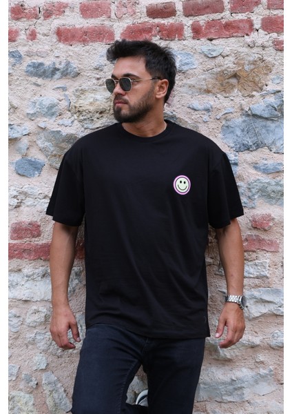 Tişört Unisex Over Size Ön Baskılı %100 Pamuk Kaliteli Ürün