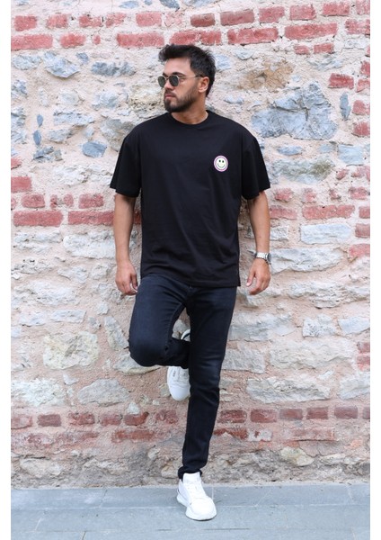 Tişört Unisex Over Size Ön Baskılı %100 Pamuk Kaliteli Ürün