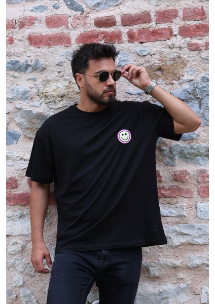 Tişört Unisex Over Size Ön Baskılı %100 Pamuk Kaliteli Ürün