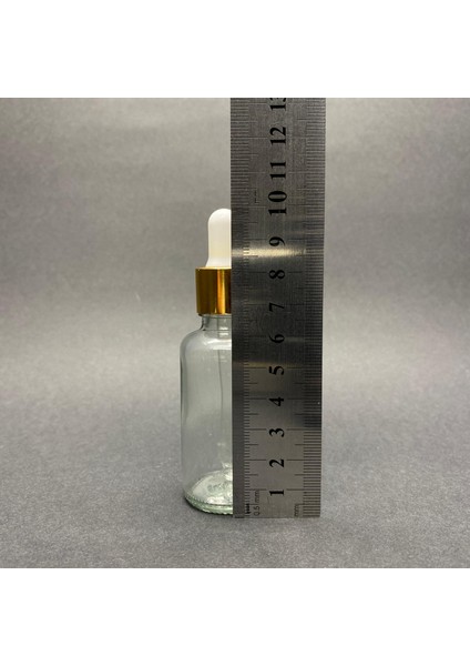 30ML Şeffaf Cam Damlalıklı Şişe , Gold Metalik Kapak , 30 cc Saydam Cam Damlalıklı Şişe x 6 Adet modelleri
