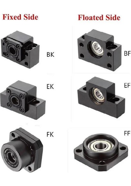 Bf 25 Vidalı Mil Uç Yatakları 25 mm