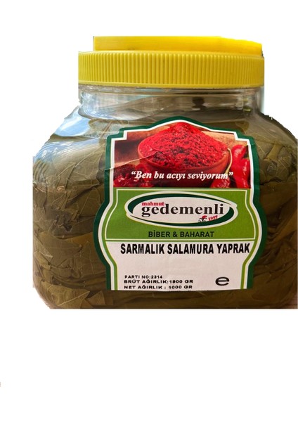 Sarmalık Salamura Yaprak 1900 gr