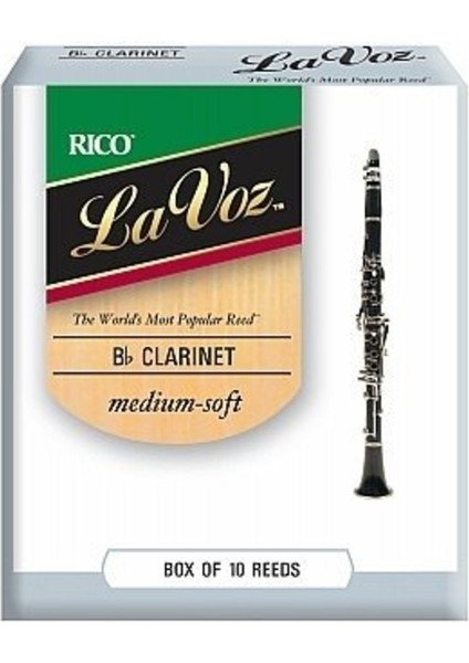 Rcc La Voz Bb Clarinet Medium Soft Bb Klarnet Kamışı