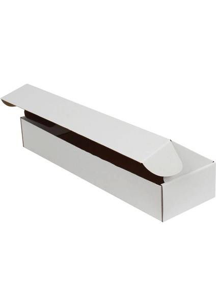 42 x 12 x 6,5 cm Kilitli Kutu - Beyaz