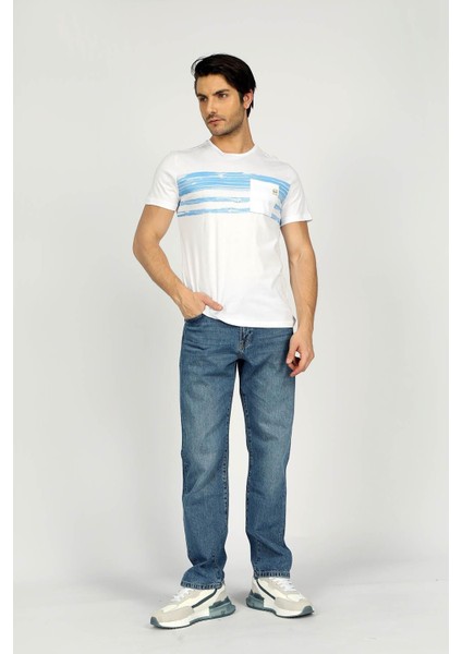 Erkek Rıcky Jean Pantolon 121017 Mavi