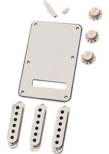 Stratocaster Parchment Manyetik Kapağı Aksesuar Kiti