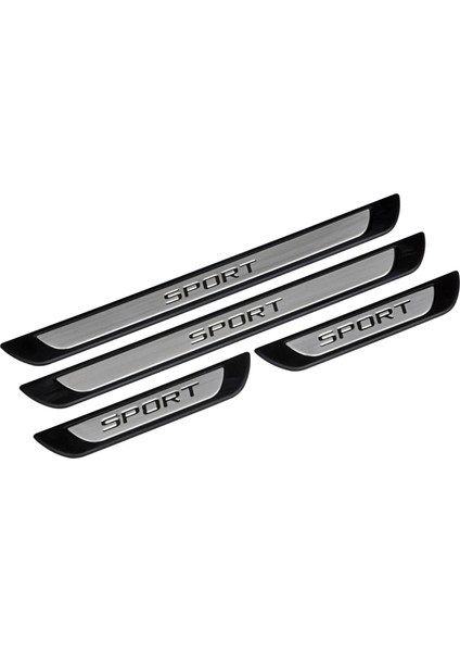 Opel Zafira B Krom Kapı Eşik Koruması Sport Line 2005-2011 4 Parça