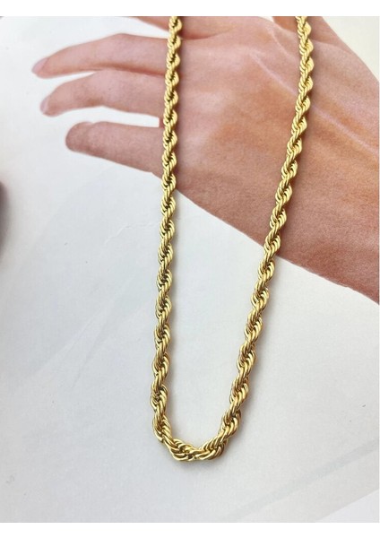 Çelik Burma Halat Zincir Kolye