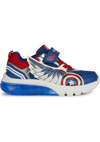 Erkek Çocuk Çok Renkli Ciberdron Bantlı Sneaker J45LBB01454C0200