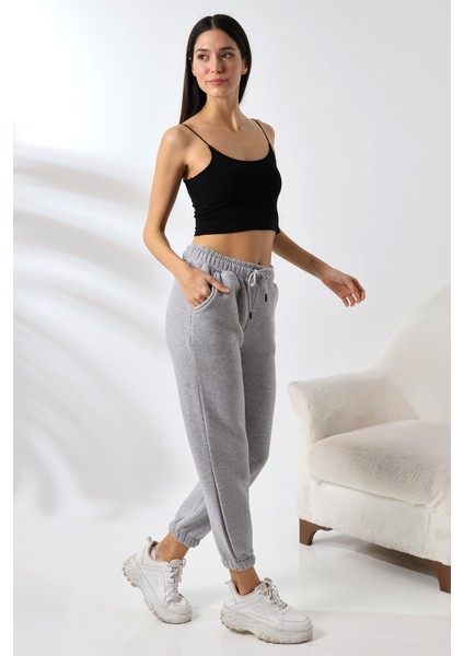 Şardonlu Penye Kompakt Paçası Lastikli Eşofman 21629 Grimelanj fiyatları