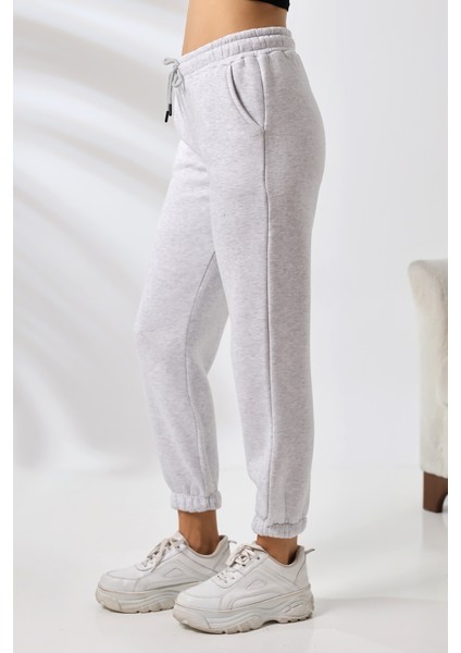 Şardonlu Penye Kompakt Paçası Lastikli Eşofman 21629 Karmelanj modelleri