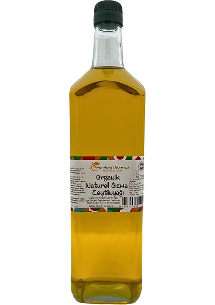 Organik Naturel Sızma Zeytinyağı 1 Lt Mg