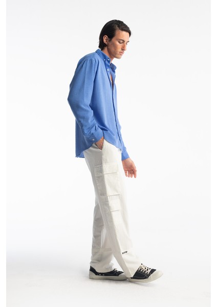 Oversize Dökümlü Gömlek