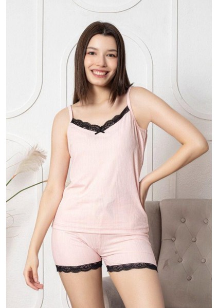 Dreamy Dantel Detaylı Ip Askılı Şortlu Pegasus Pijama Takımı fiyatları
