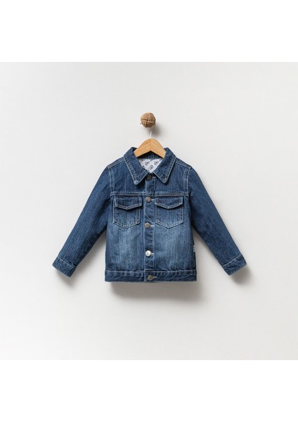 Overdo Unisex 1-4 Yaş Basic Çocuk Kot Ceket
