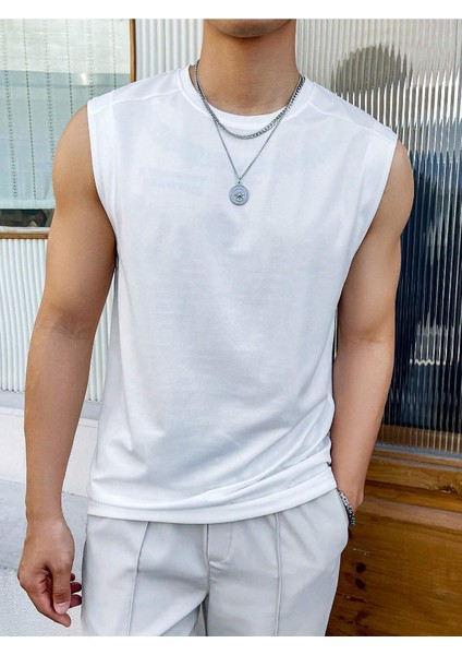 Erkek Bisiklet Yaka Etek Ve Kol Bitimi Dökümlü Süprem T-Shirt modelleri