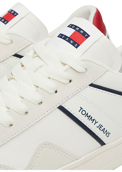 Tommy Hilfiger Tjm Leather Retro Cupsole Mavi Erkek Sneaker