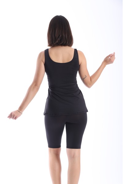 Kadın Dizüstü Taytlı Tankini Mayo Takımı 38-52 modelleri