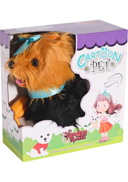 PFT-B267 Tasmalı Yürüyen Peluş Köpek -Vardem