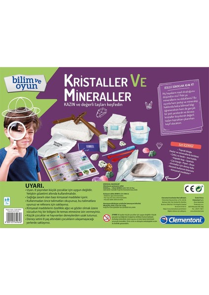 64964 Mineraller ve Kristaller - Bilim ve Oyun +8 Yaş