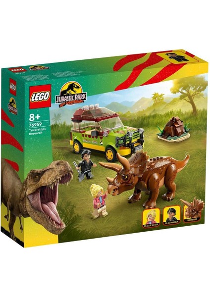 76959 LEGO Jurassic World Triceratops Araması 281 Parça +8 Yaş