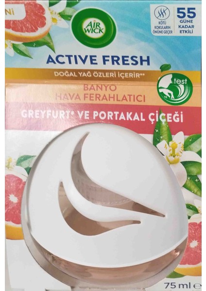 Air Wick Decopshere Active Fresh Banyo Rahatlatıcı - Greyfurt ve Portakal Çiçeği