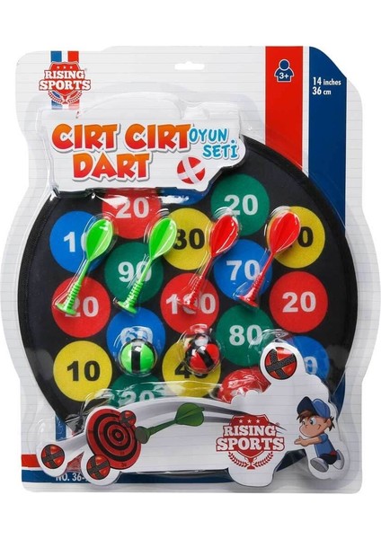 36789 Cırt Cırt Dart - Iğnesiz Dart Seti 36 cm