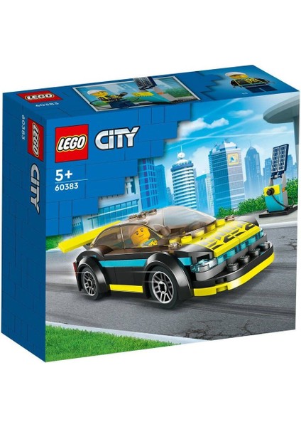 60383 LEGO City - Elektrikli Spor Araba 95 Parça +5 Yaş