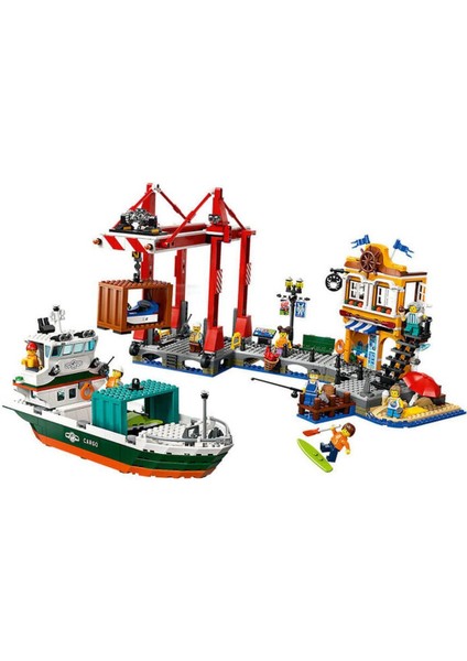 60422 LEGO City Yük Gemisi Liman 1226 Parça +8 Yaş